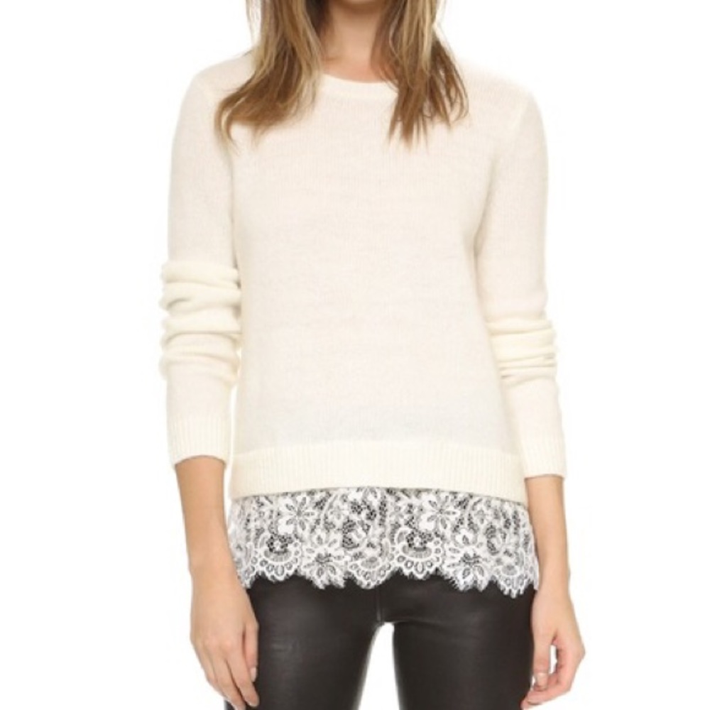 PRICE DROP! Club Monaco sophisticated lace sweater